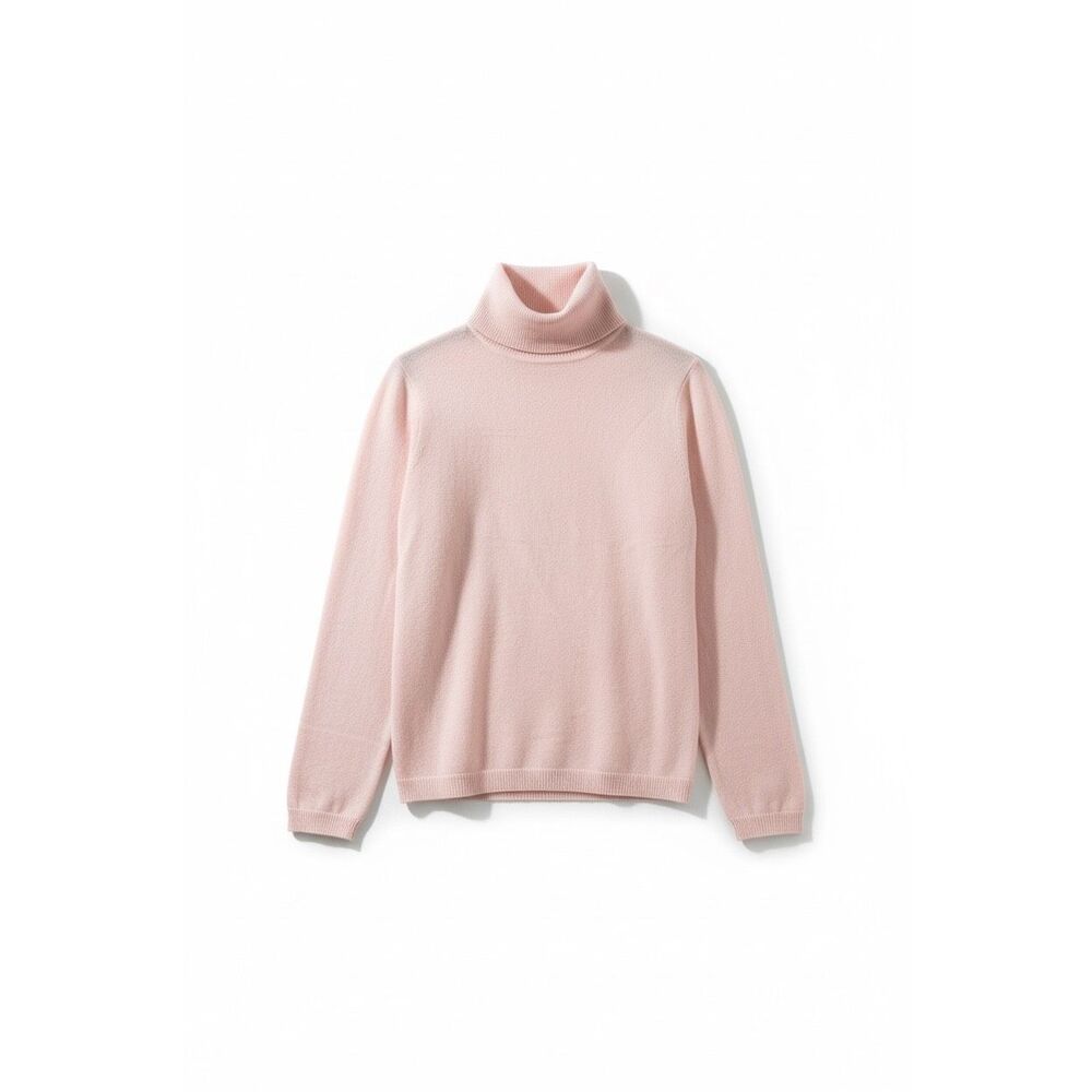 NWT WoolOvers Women’s Turtleneck Jumper Sweater Merino Wool Cashmere Size Small